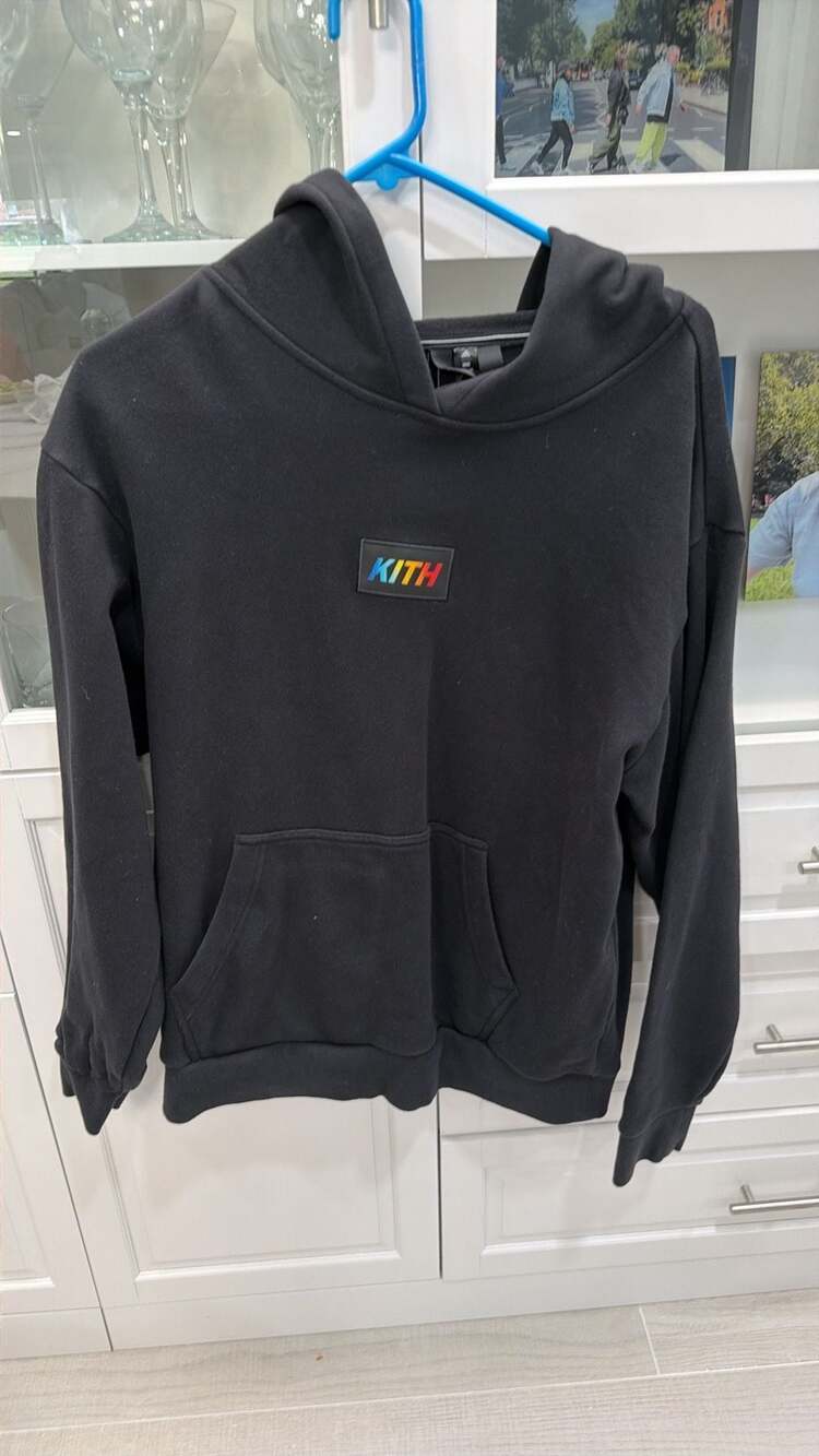 Kith X Addidas Terrax Logo Sweatshirt , Black